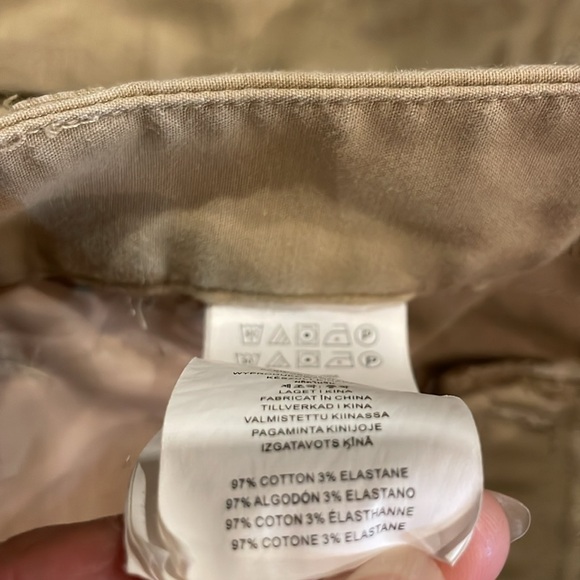 NWOT Michael Michael Kors Khaki Straight Leg Pants - Picture 8 of 9